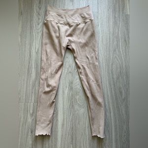 Nux medium compression frill leggings - tan